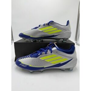 Adidas F50 Pro Fg Messi Soccer Cleats Metallic Silver JR8023 Men's Size 11.5 New